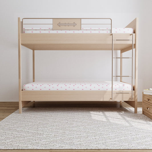 Foam Global 5 Inch Twin Mattress for Bunk Beds Pink, Trundle Mattress with Zipper Cover