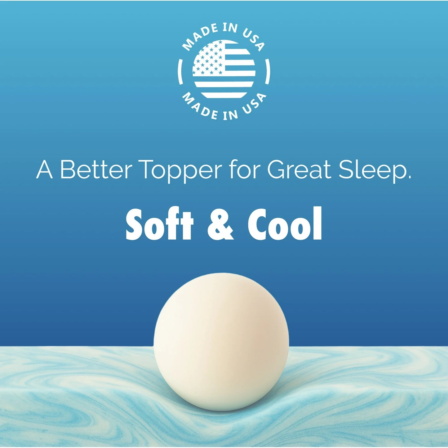 Memory Foam Mattress Topper 2.5 Inch