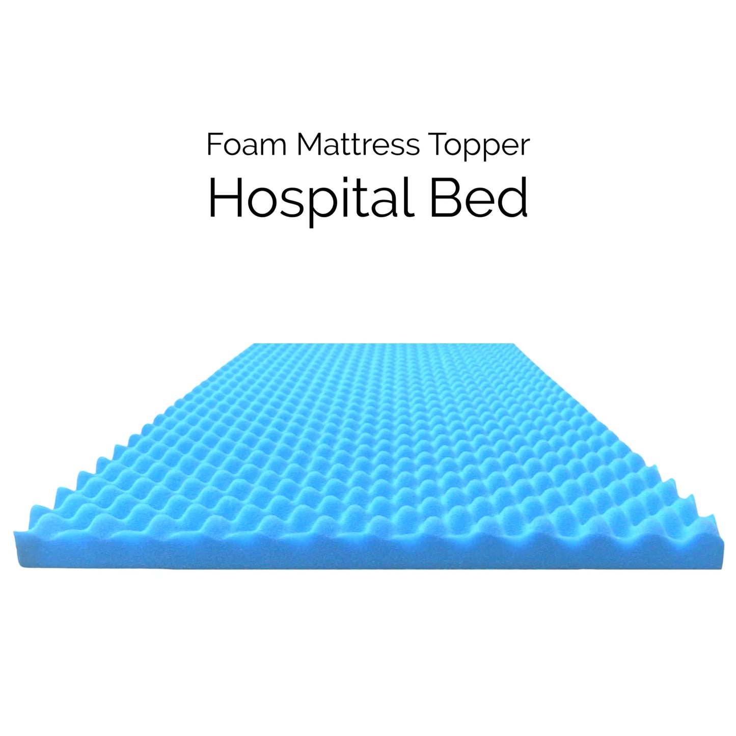 Medical Convoluted Bed Pad / Egg Crate Foam for Hospital Mattress, Made In USA
