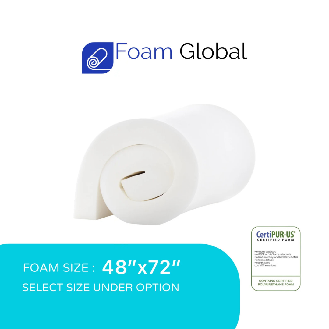 HIGH DENSITY UPHOLSTERY FOAM 48''x 72''