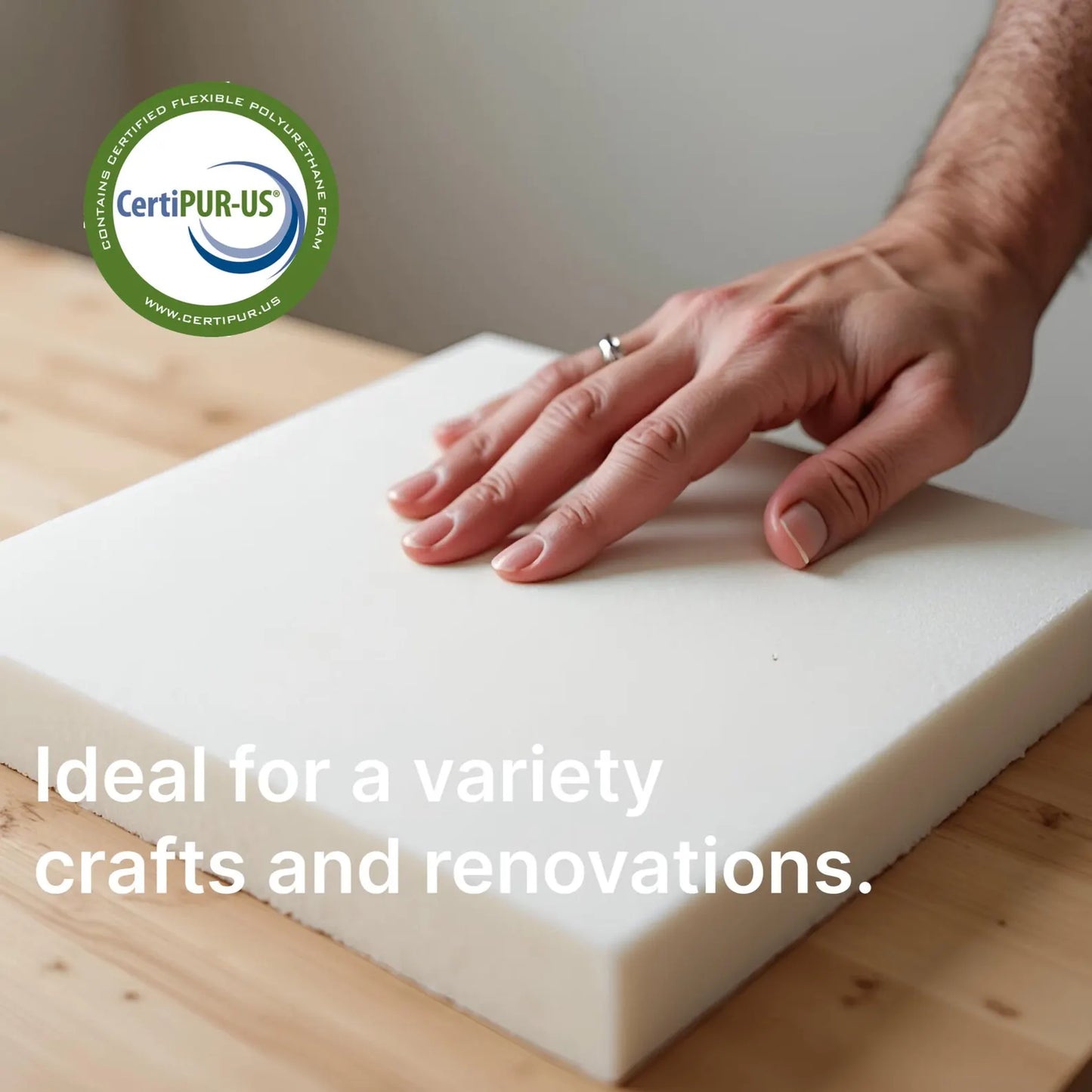 HIGH DENSITY UPHOLSTERY FOAM 24''x 72''